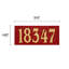 Woodgrain Mid-Century Rectangle Plaque, Standard Wall 1-line-94413653-94345463