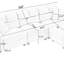 Canapé modulaire 2 pièces Agirta-419316363-419316365