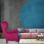 Calton Velvet Wingback Chair