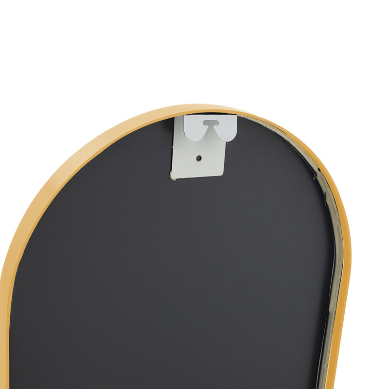 Lourinda Metal Framed Full Length Mirror, 150 cm H x 40 cm W, Gold