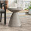 Table d'appoint d'extérieur en béton léger