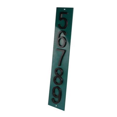 Plaque d'adresse verticale Amgo