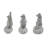 Yoga Frog Figurine Set