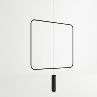 Alissone 1 - Light Black Single Pendant