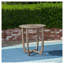 27.5'' CIRCULAR WOOD TABLE