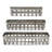3‑Piece Open Weave Metal Baskets