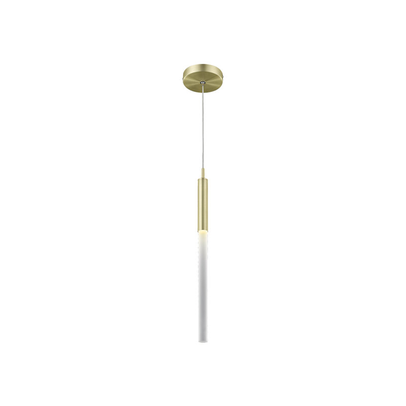 Main St. 1 - Light Pendant, Brushed Brass