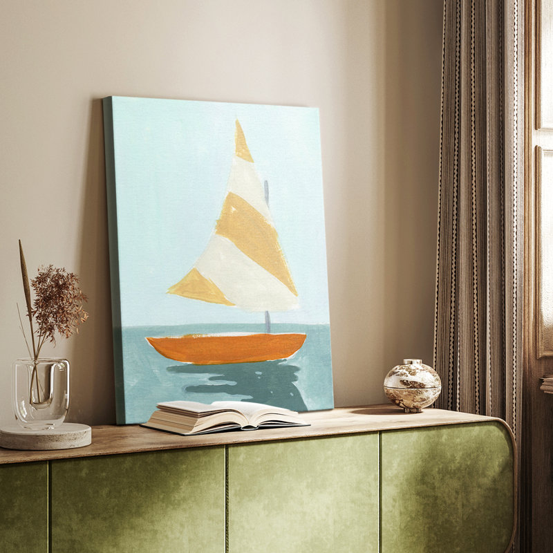 Petite voile I - galerie sur mesure, H 18 po x l 12 po