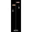 Cherree 168cm Black Novelty Floor Lamp