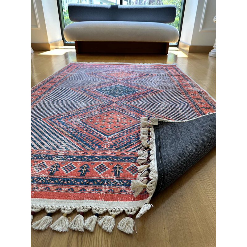 Nashayla Performance Washable Moroccan Indoor / Outdoor Rug, Runner 5'11" x 14'9"