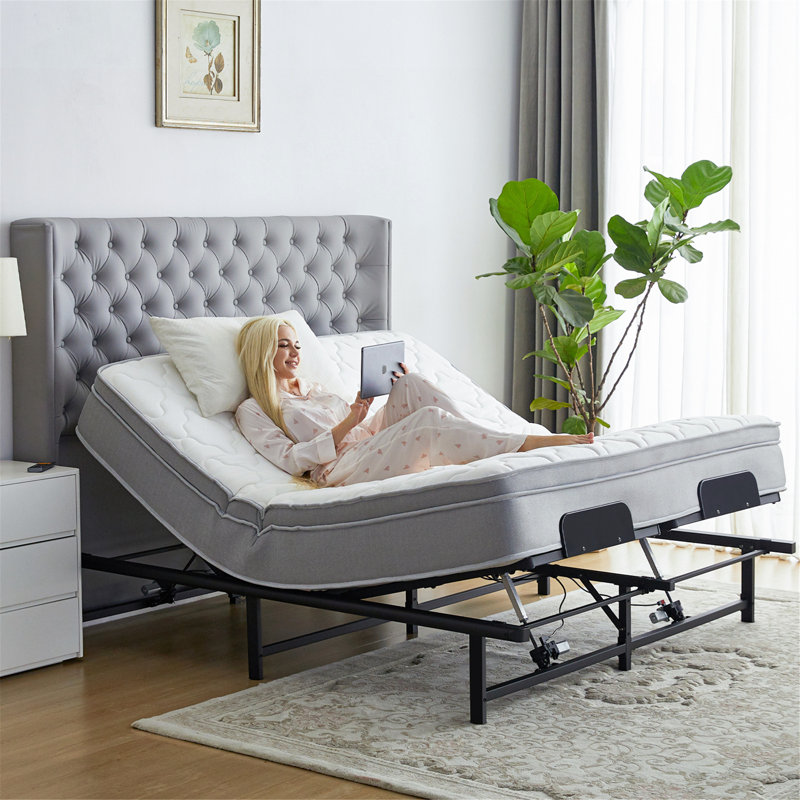 Versatile Adjustable Bed Base with Remote Control for Optimal Comfort, Twin