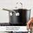 KitchenAid Hard Anodized Ceramic Nonstick 3 Quart Cookware Sauce Pan with Lid-97827621