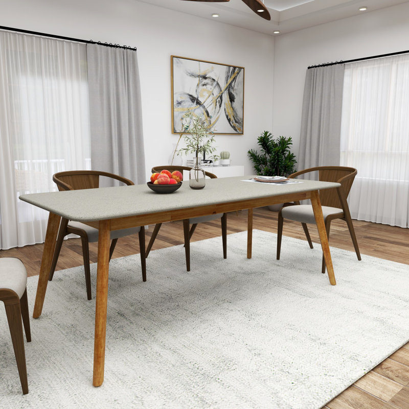 Table de salle à manger Capps, L 36 po x L 79 po x H 30 po