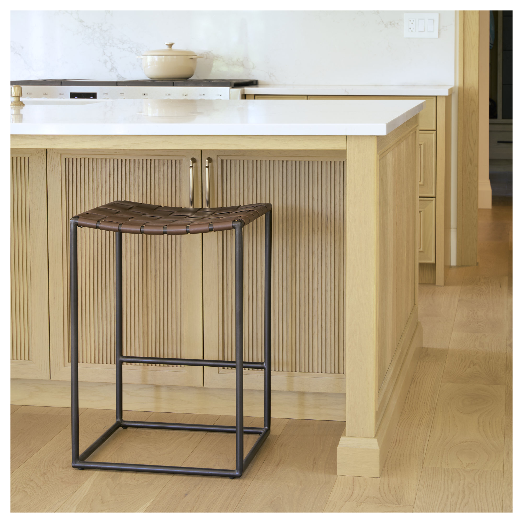 Willette Bar & Counter Stool, Dark Brown, Black, Counter Stool (26” Seat Height)