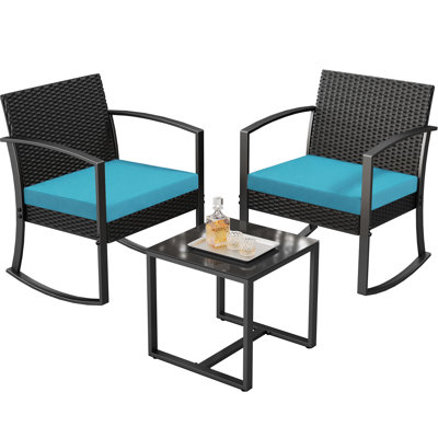 Anniah Square 2 - Person 16" Long Bistro Set
