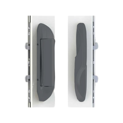 8.7" Interlock Intuition Sliding Patio Glass Door Handle Replacement Kit – 4-15/16" Screw Spacing, Interior & Exterior Pull Set (handles Only)