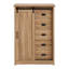 Commode 5 tiroirs avec porte de grange coulissante-1549760423
