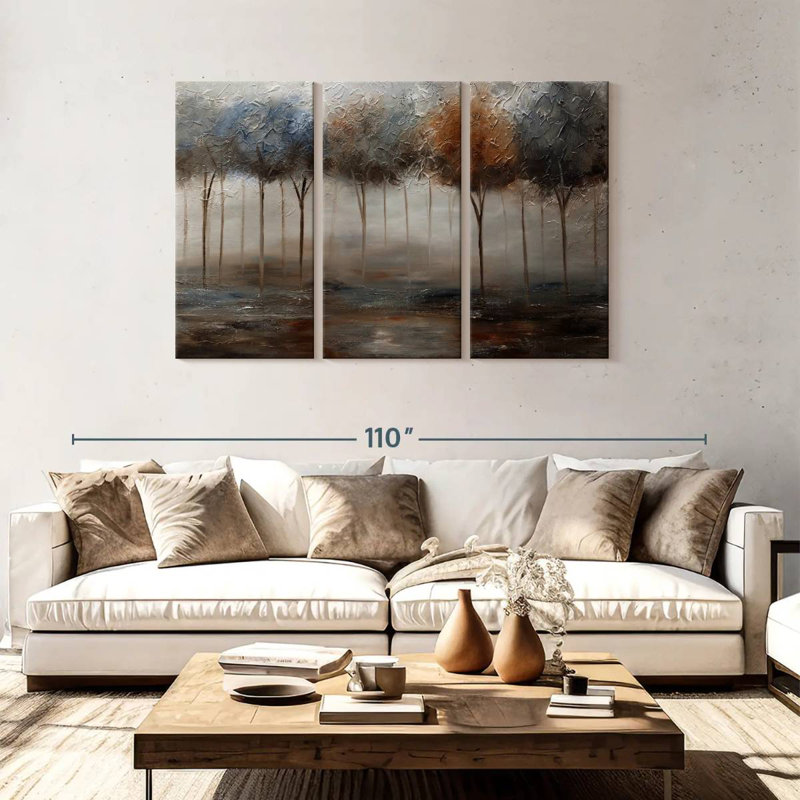 Avery The Silver Pond, 48" H x 74" W