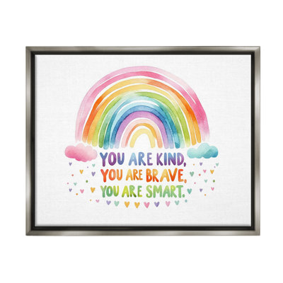 " Kind Brave Smart Rainbow " by Amanda Greenwood