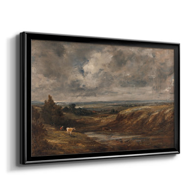Branch Branch Pond, Hampstead Heath-John Constable - Toile tendue avec châssis, c. 1824 - 1825