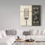 « french menu ii », art textuel sur toile tendue-31980496