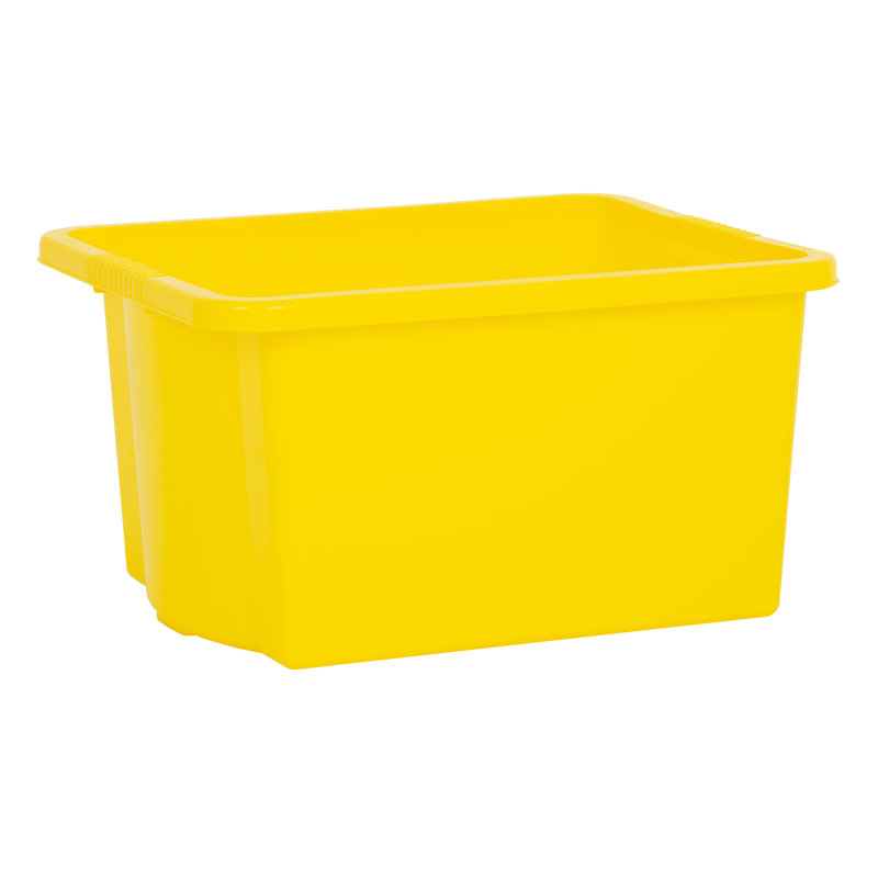Stack & Store Box, 35 qt, Yellow