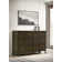 Commode 6 tiroirs cacao foncé