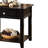 Black End Table With Bottom Shelf