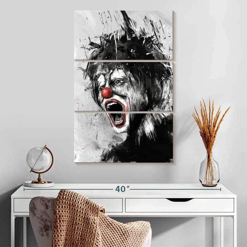 Kelan The Clown, 32" H x 20" W