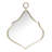 Abeille Metal Arabesque Wall Mirror