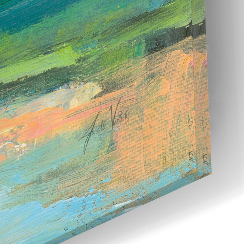 «Mystic» par Jeanette Vertentes, art mural en verre acrylique, H 12 po x l 12 po x P 0,13 po