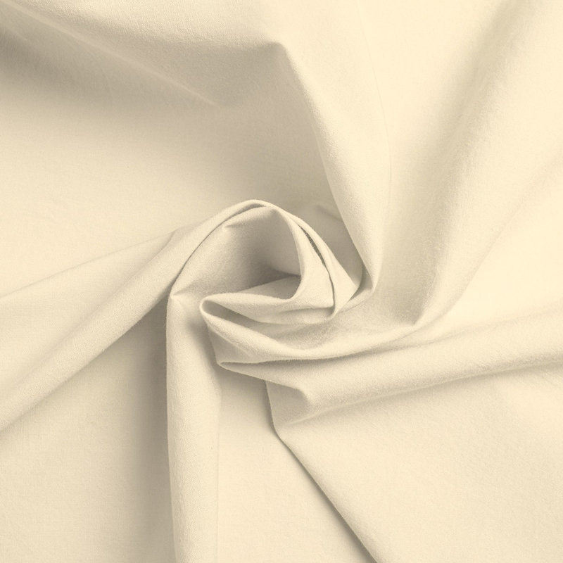 Ensemble de draps 100% coton 200 fils, Très grand, Ivoire