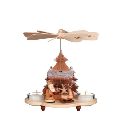 Christian Ulbricht Pyramid - Santa And Toys - Natural