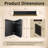 16"x20" Frame Medicine Cabinet with Mirror and Adjustable Shelves, Recessed or Surface Mounted-1537618994-1537636941