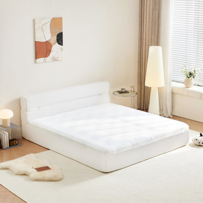 15 Inch All In One Mattress With Japanese Cold Fiber, Multi - Layer Support, And Non Slip Bottom For ' Bedroom High Resilience Foam, Bottom, Relief