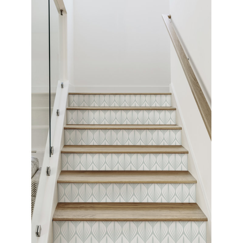 Adhésif décoratif Corrigan Studio, H 6,5 po x l 48 po, Vert