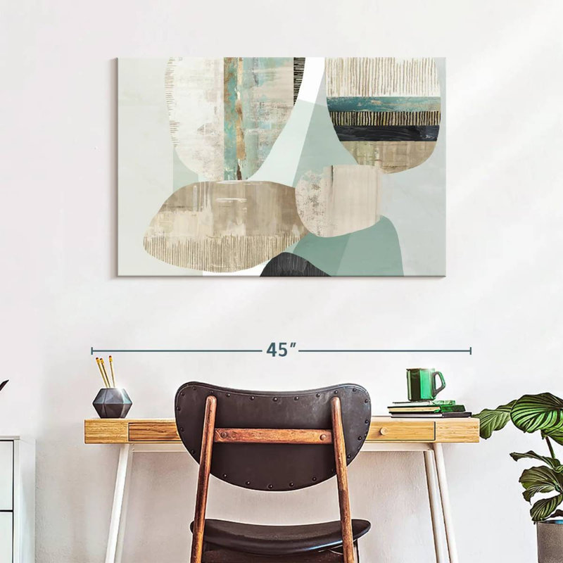 Avery Mixed Celadon, 26" H x 39" W