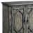 Rustic Console Cabinet With Patterned Doors