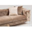 Canapé modulaire rembourré 135,4 po Fawnlily
