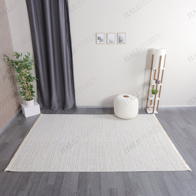 Rectangle Striped Kilim Area Rug