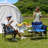 Camping Directors Chair With Side Table And Pocket, Portable Folding Chairs With Compact Size-954678742