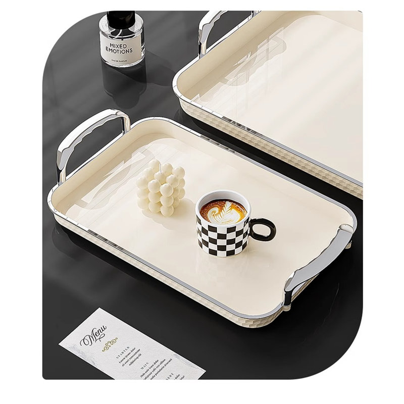 Plateau en plastique Jomtien, H 1,02 po x l 9,88 po x P 14,17 po