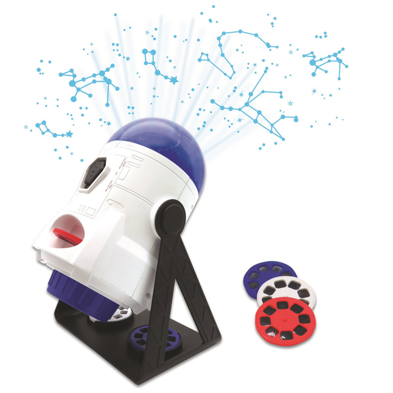 Projecteur 360 ° avec 24 photos, carte des constellations et livret éducatif