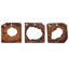 Handmade Rustic Abstract Wall Decor on Solid Wood