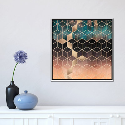 «Ombre Dream Cubes» par Elisabeth Fredriksson - impression d'art graphique