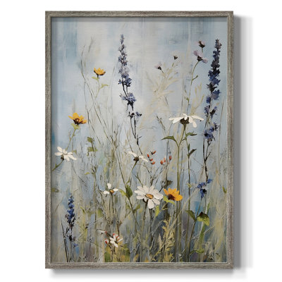 Reproduction encadrée FLORAL Series Dccxxx - bois massif