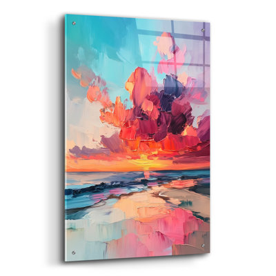 «Colored Sky» par Svetlana Aleynikova, art mural en verre acrylique