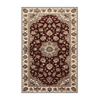 Tapis persan gris lavable à la machine
