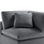 Canapé modulaire 6 pièces Cassandra - Gris anthracite