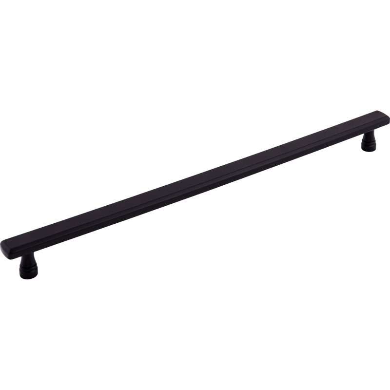 Kingsbridge Bar Pull, Flat Black, 12" Center to Center